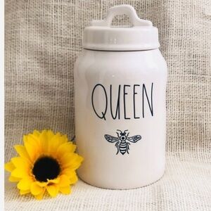 Rae Dunn QUEEN Bee Ceramic Canister